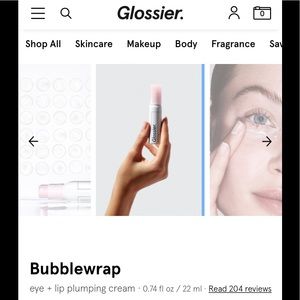Glossier Bubblewrap